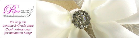 Wholesale High Quality Diamante Clusters for Wedding Invitations. Paperglitz Australia
