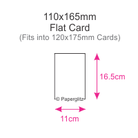 110x165mm Flat Cards