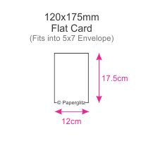 120x175mm Flat Cards