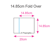 14.85cm Fold Over Cards