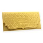 New DL Voucher Wallets in Embossed French Arabesque