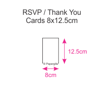 RSVP Cards (8x12.5cm)