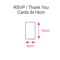 RSVP Cards (8x14cm)