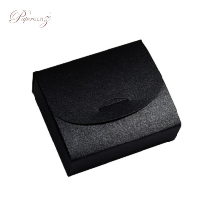 Purse Box - Crystal Perle Metallic Glittering Black