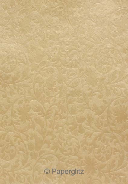 Handmade Embossed Paper - Botanica Mink Pearl Full Sheet (56x76cm) - 200 Sheet Special