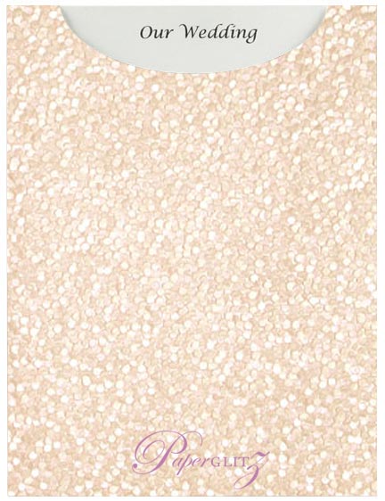 Glamour Pocket C6 - Embossed Pebbles Baby Pink Pearl