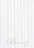 150x150mm Square Pocket - Classique Striped White