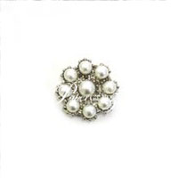 Cluster - Pearl Flower Small Ivory - 10 Pack