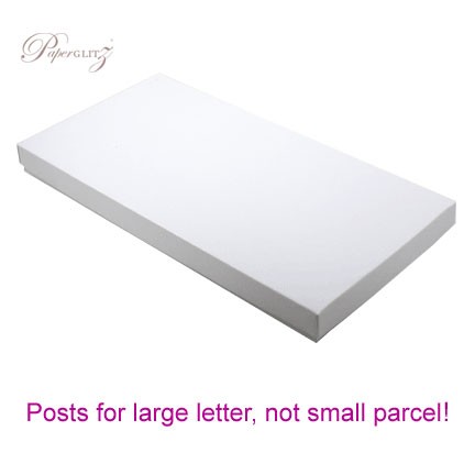 DL Invitation Box - Crystal Perle Metallic Diamond White