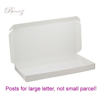 1 Piece Mailing Box - DL - Semi Gloss White