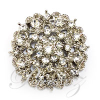 Brooch - Diamante Crown - Small