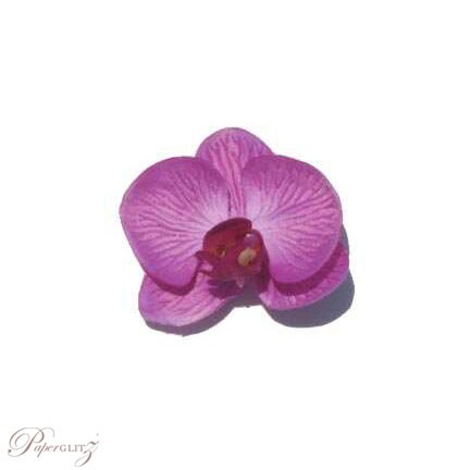 Phalaenopsis Silk Orchid Heads - Lavender - 24Pck