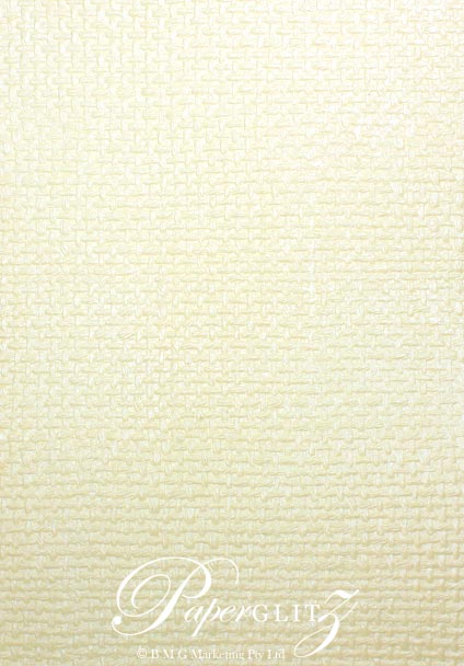 Glamour Add A Pocket 9.9cm - Embossed Jute Ivory Pearl