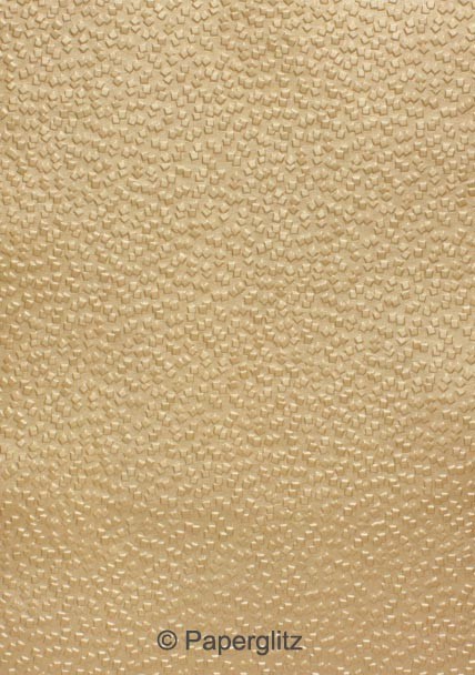 Handmade Embossed Paper - Modena Mink Pearl A4 Sheets