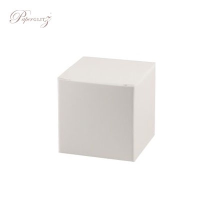 5cm Cube Box - Semi Gloss White