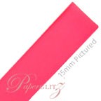 10mm Satin Ribbon - Double Sided 25Mtr Roll - Azalea Pink