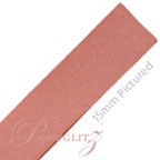 10mm Satin Ribbon - Double Sided 25Mtr Roll - Dusty Pink