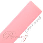 10mm Satin Ribbon - Double Sided 25Mtr Roll - Pink