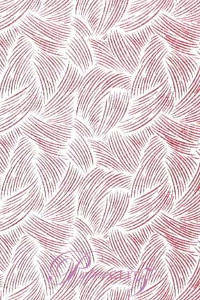 Handmade Glitter Print Paper - Ritz White & Dusty Pink Glitter A4 Sheets