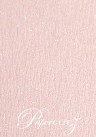 Petite Scored Folding Card 80x135mm - Rives Ice Pink