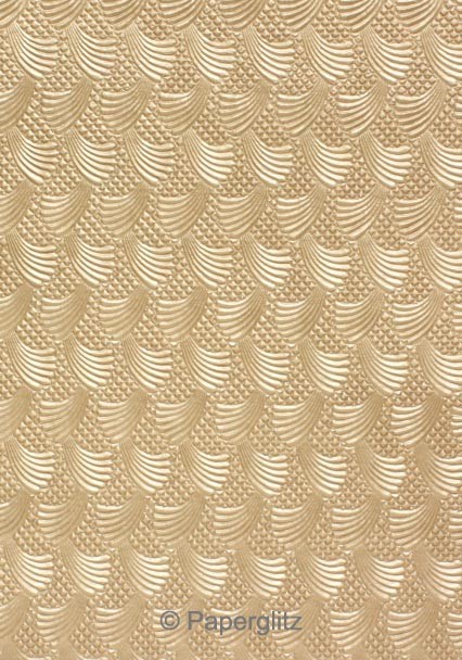 Glamour Pocket 150mm Square - Embossed Sea Breeze Mink Pearl
