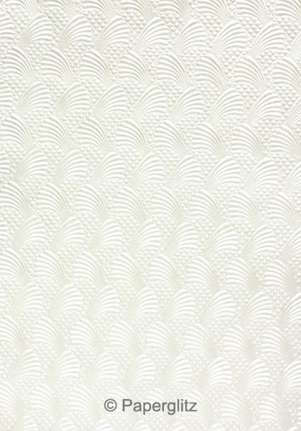 Glamour Add A Pocket 14.25cm - Embossed Sea Breeze White Pearl