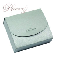 Purse Box - Crystal Perle Metallic Steele Silver