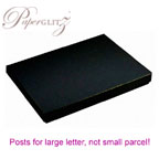 C6 Invitation Box - Crystal Perle Metallic Glittering Black