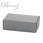 Cake Box - Crystal Perle Metallic Steele Silver