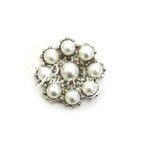 Cluster - Pearl Flower Small Ivory - 10 Pack