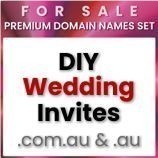 DIYWEDDINGINVITES.COM.AU - Premium Domain Name Set