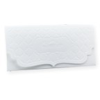 DL Voucher Wallet - French Arabesque Mohawk Via Felt Bright White