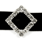 Diamante Buckle - Diamond - 10 Pack