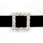 Diamante Buckle - Square - Small (10mm) - 10 Pack