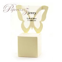 Chair Box - Butterfly - Curious Metallics White Gold