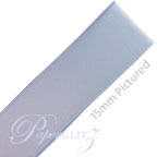 10mm Satin Ribbon - Double Sided 25Mtr Roll - Light Blue