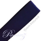10mm Satin Ribbon - Double Sided 25Mtr Roll - Navy
