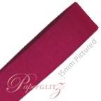 3mm Satin Ribbon - Double Sided 50Mtr Roll - Rich Magenta