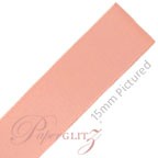 15mm Satin Ribbon - Double Sided 25Mtr Roll - Rose Pink