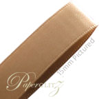 10mm Satin Ribbon - Double Sided 25Mtr Roll - Sable