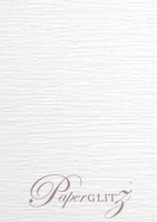 Petite Scored Folding Card 80x135mm - Semi Gloss White Lumina