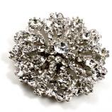 Brooch - Diamante Crown 
